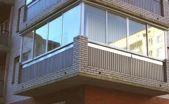 Наружная отделка балкона