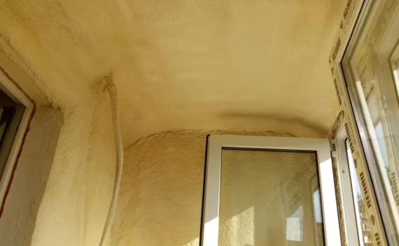 Утепление лоджии пенополиуретаном